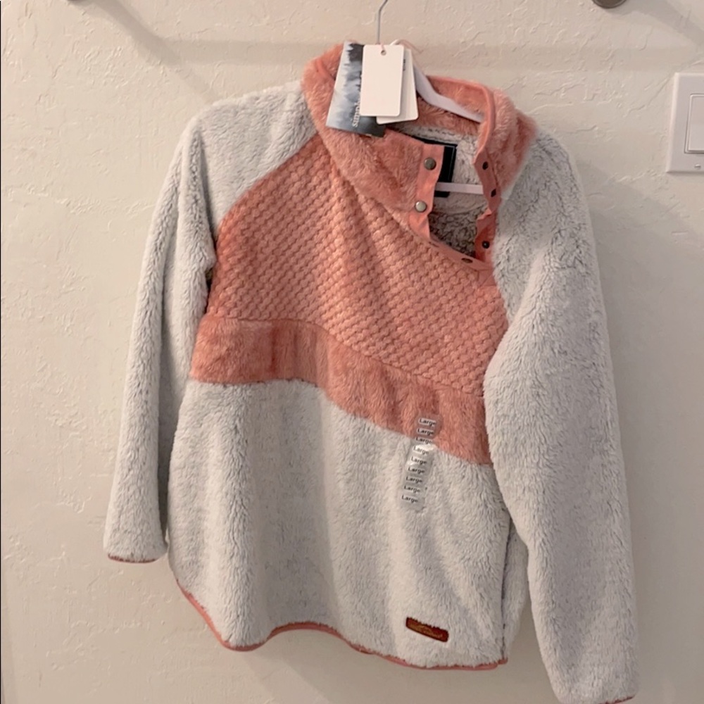 Women's Pink and Gray Jacket
